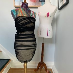 Brand New Armani Exchange Cocktail Mesh Dress